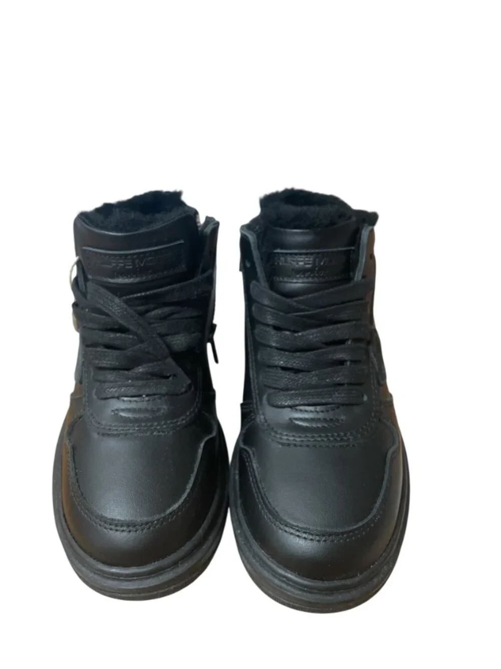 Philippe Model Shearling lined Leather Boy Boots 31